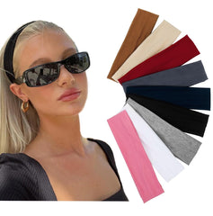 Huachi front packaging showing nine headbands, easy outfit matching benefit