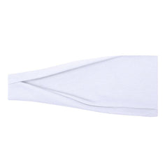 Huachi headband worn by runner keeping hair back and absorbing sweat