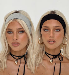 Huachi headband worn during skincare routine keeping hair back