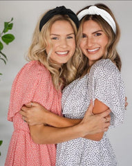 Huachi headbands styled in Valentine setting adding festive charm