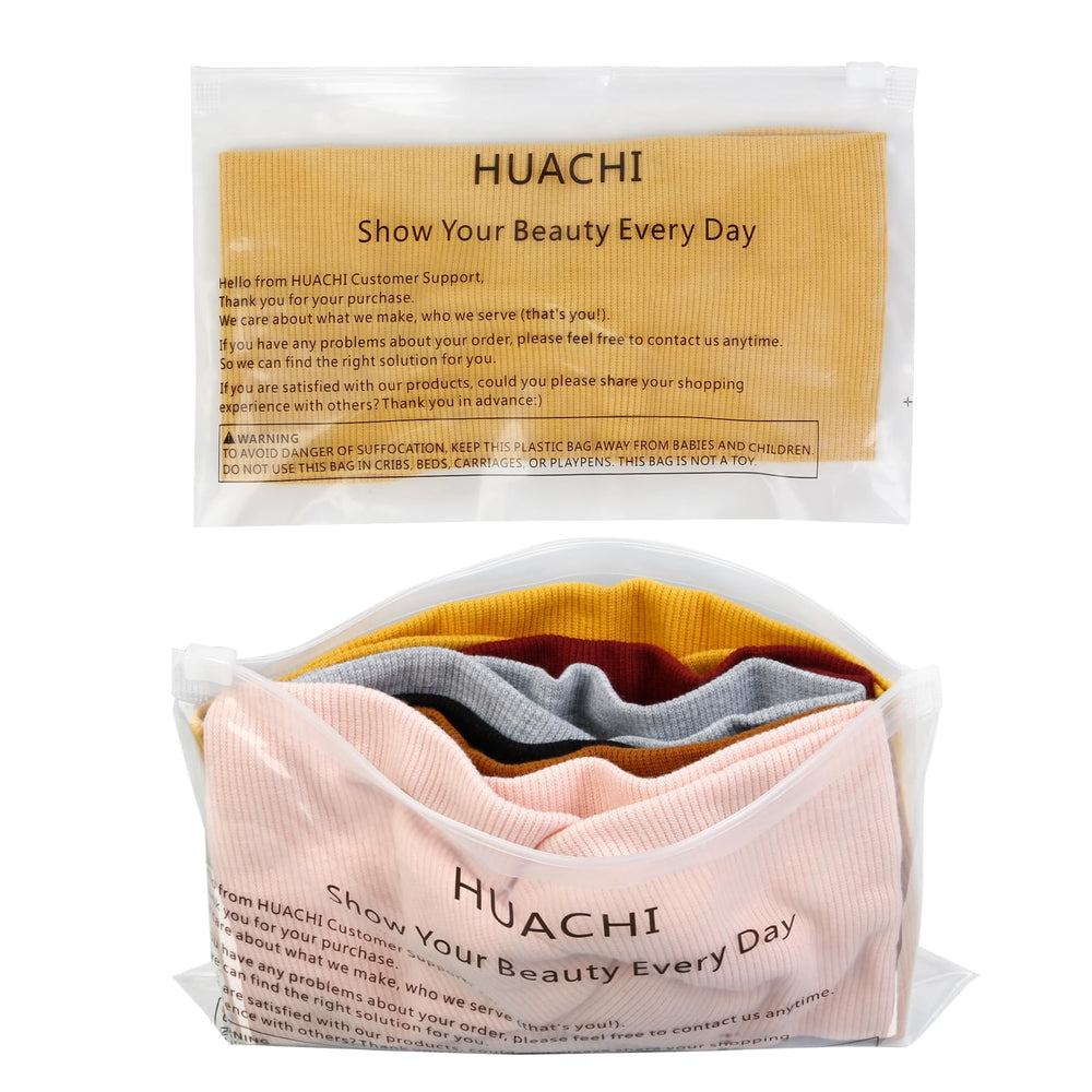 Huachi size scale comparison showing stretch fit without tightness