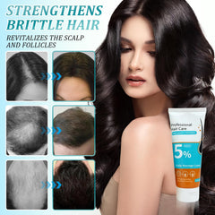 huatinent scalp massage demonstration with fingertip motion, illustrates improved circulation benefit