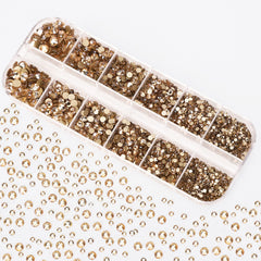 HUETFAT rhinestones being placed on a nail with picking pen, improving placement accuracy
