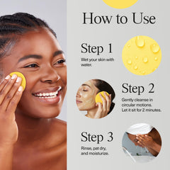 humanroots pads on bathroom counter in lifestyle scene for travel-ready skincare routine