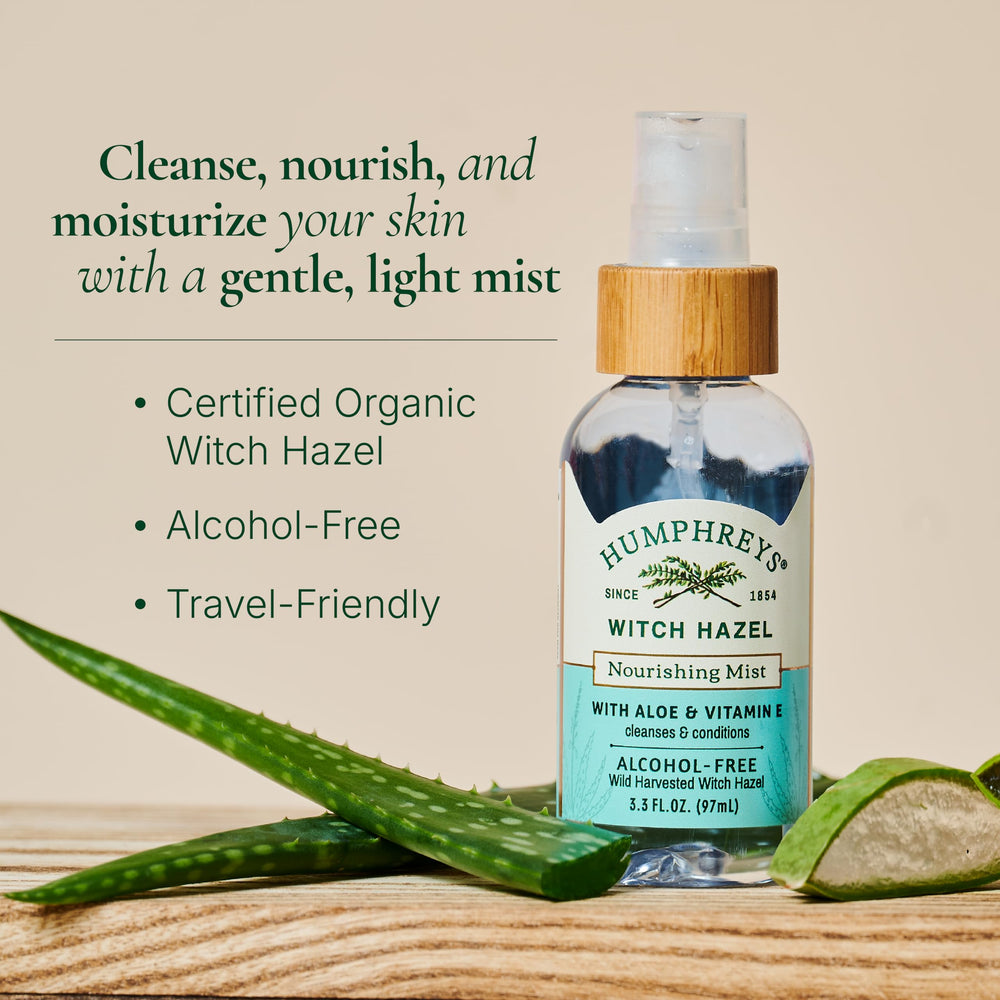 Humphreys spray nozzle close-up illustrating fine mist and even application benefit