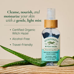 Humphreys spray nozzle close-up illustrating fine mist and even application benefit