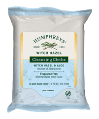 Humphreys front packaging showing 25 wipes and benefits