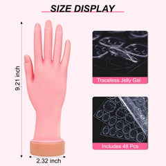 HungGato adhesive tabs layout with 48 jelly tabs for quick secure tip application