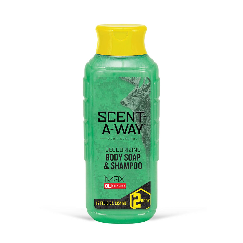 Hunters Specialties front packaging showing bottle and label, clear odorless benefit