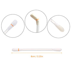 HUNWEY applicator in use on lips to soothe and protect