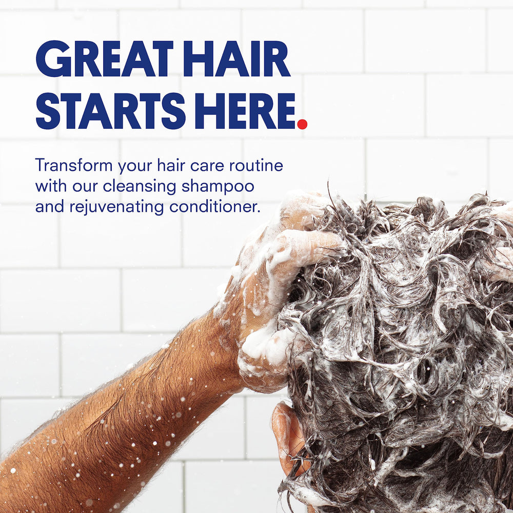 Huron conditioner cream texture on palm demonstrating smooth hydration and detangling
