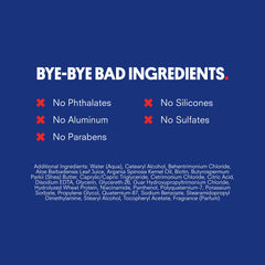 Huron conditioner ingredients display highlighting clean, non-toxic formula