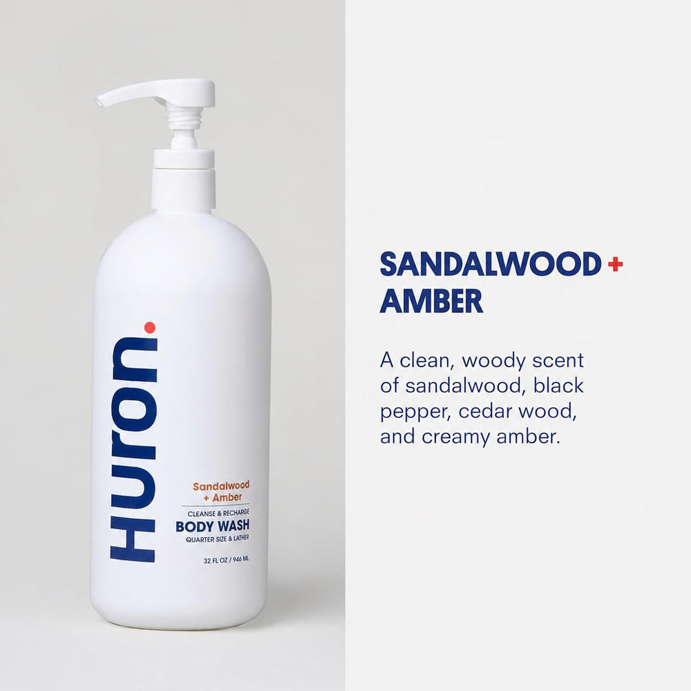 Huron foam texture closeup demonstrating rich moisturizing lather benefit