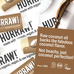 HURRAW! coconut tube in hand for size comparison and pocketability benefit