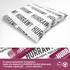 Hurraw! two tubes in white pillow box, ready for gifting and travel