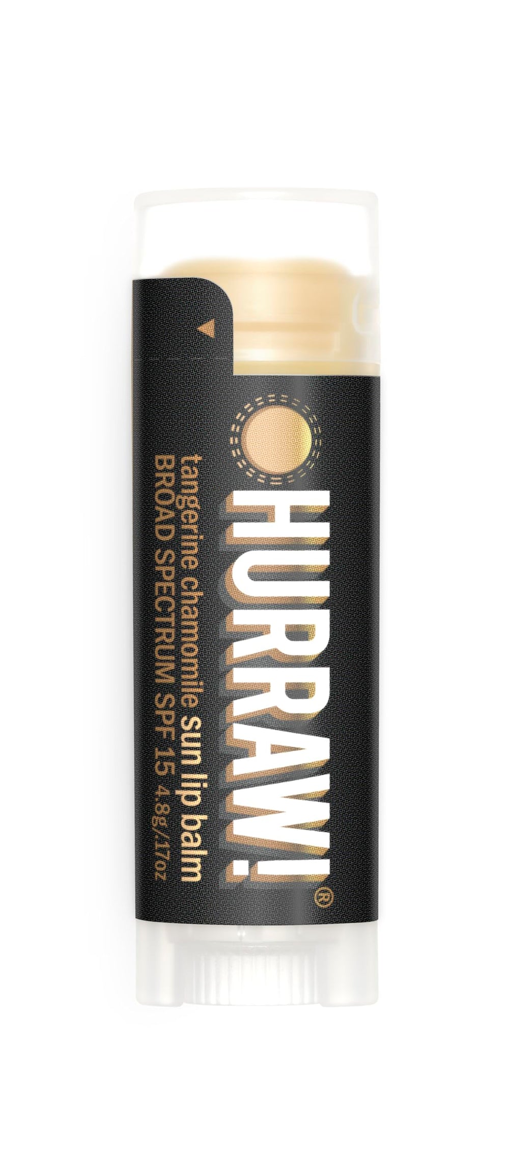 Hurraw! front packaging showing SPF 15 and benefits