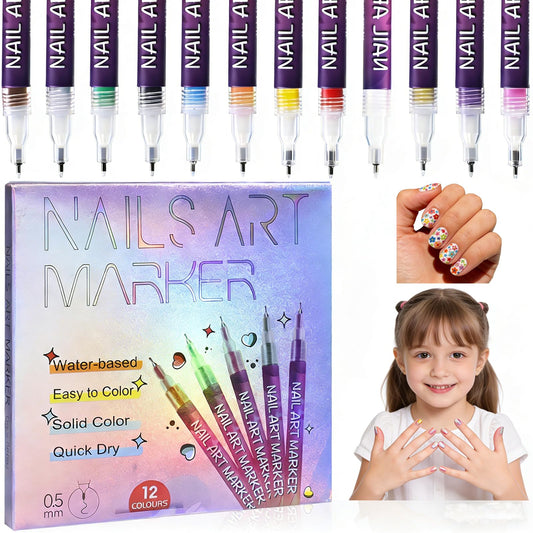 HWSHQY OO front packaging showing full 12-color pen set and gift box benefit