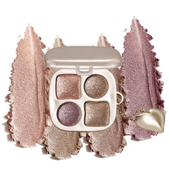 Hxssll closed palette front view showing compact design and mirror convenience