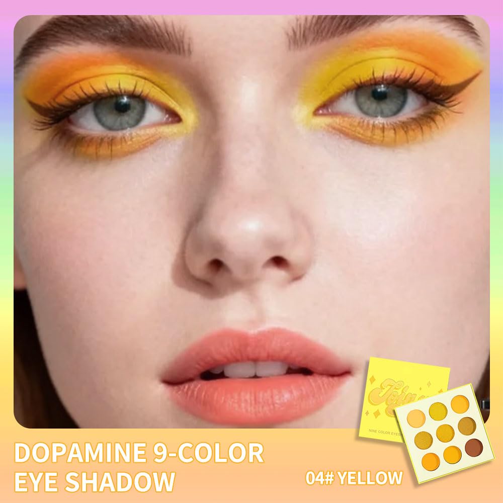 Hxssll on-model sunset eye look showing warm glow and longwear benefit