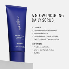 HydroPeptide cleanser foamy lather on hand demonstrating gentle cleansing benefit