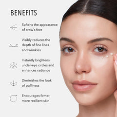 HydroPeptide Eye Authority pump and cap detail conveying precise application