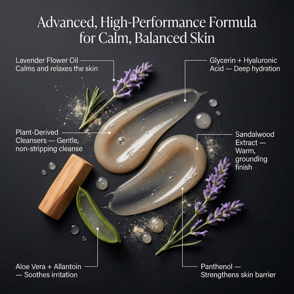 HygieneLab texture foam detail demonstrating gentle lather and hydration