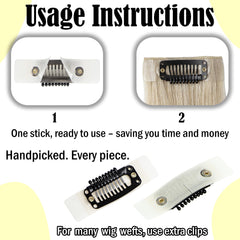 HyunDu side profile of closed metal snap clip for low-profile comfort