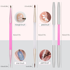 HYWWPFLAY close-up of brush tips highlighting precise bristles for fine detail