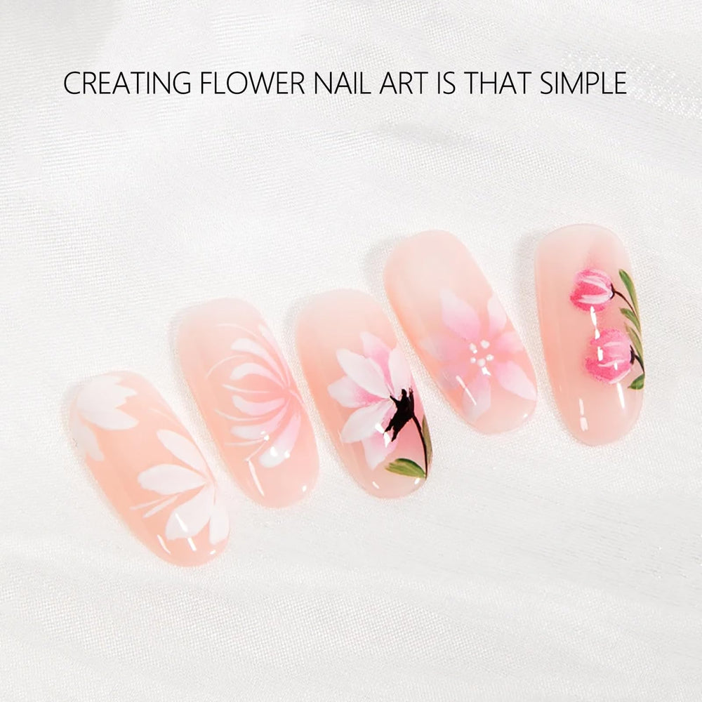 HYWWPFLAY brushes in use on nails illustrating professional salon-level control