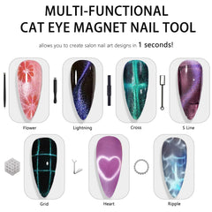 HYWWPFLAY double-head wands close-up demonstrating precise cat eye control for crisp lines