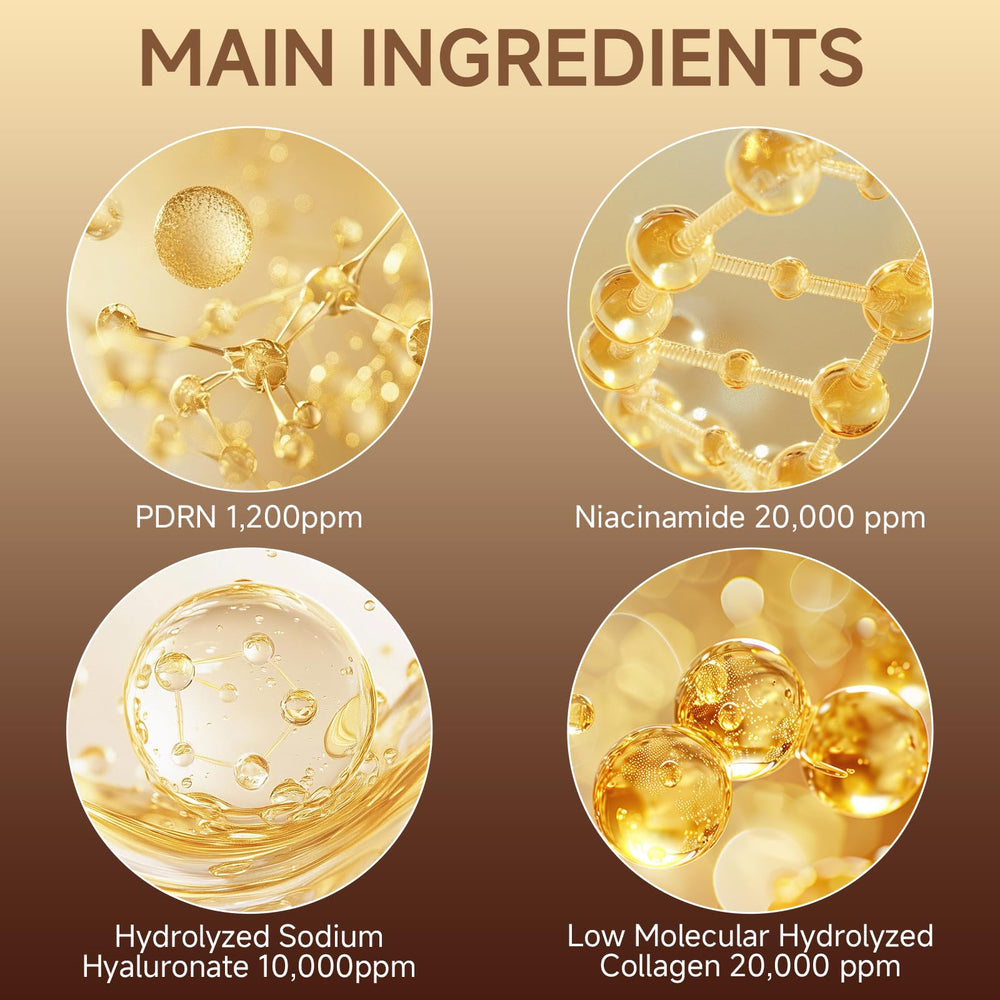 HZENPPOR jar open to reveal creamy PDRN serum cream consistency and moisturizing feel