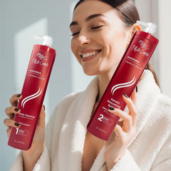 I Belli Capelli Ravenna two 1L bottles side-by-side showing kit size and value benefit
