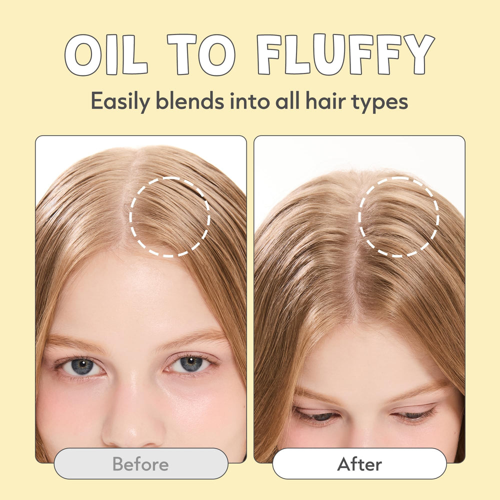 I DEW CARE applying powder to fingers for precise oil control