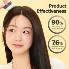 I DEW CARE ingredients label showing biotin and Korean ginseng benefits