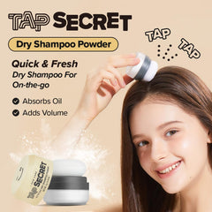 I DEW CARE close-up of refill pouch highlighting non-aerosol powder benefit
