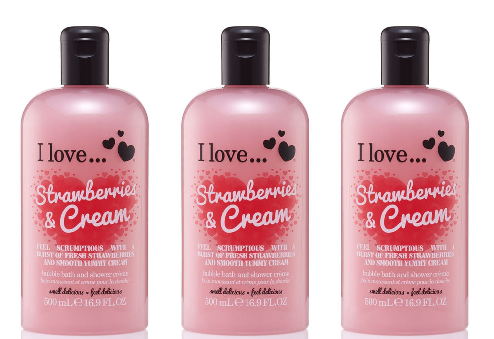 I LOVE creamy texture close-up highlighting rich lather for soft skin