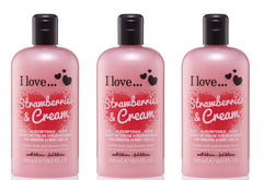 I LOVE creamy texture close-up highlighting rich lather for soft skin