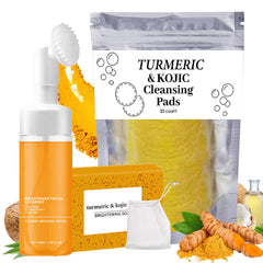 Iaolose set front packaging showing three-piece turmeric kit for easy routine