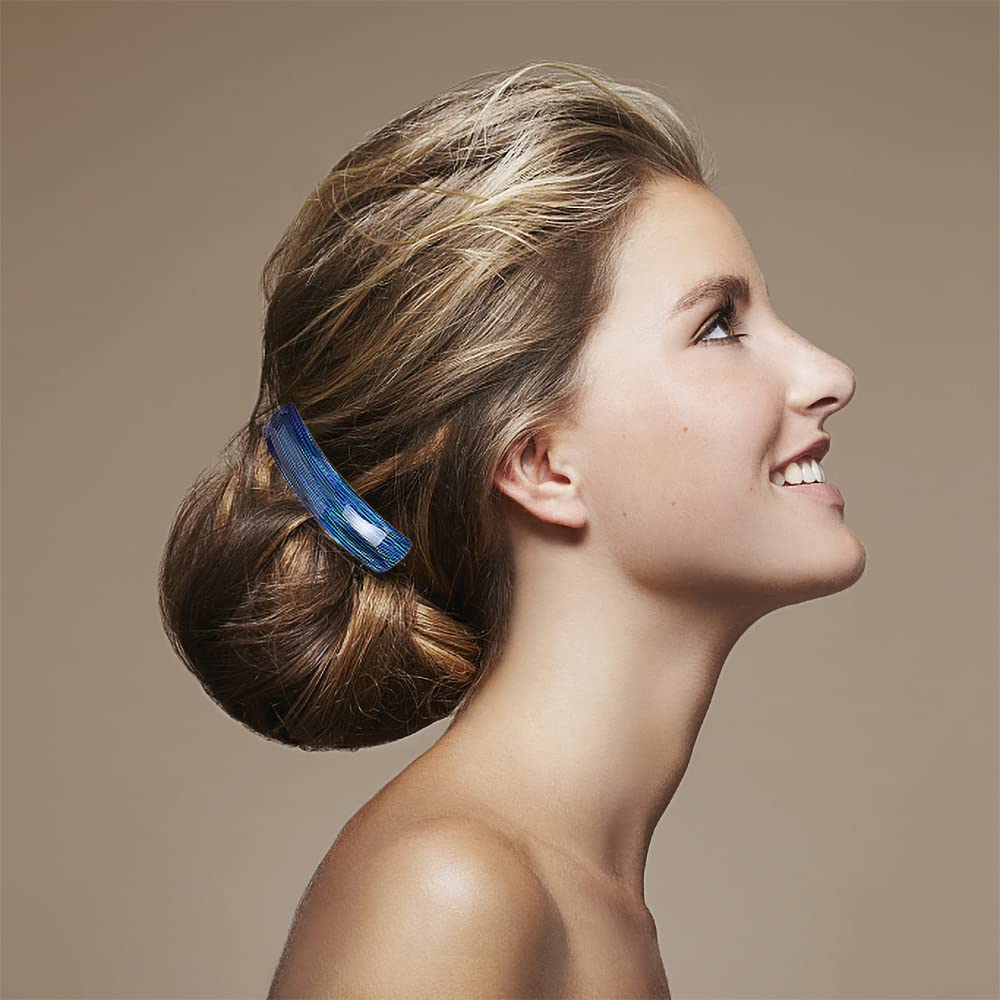 IAXSEE worn in half-up hairstyle adding polished, vintage flair