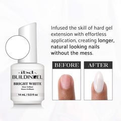 IBD builder gel texture closeup revealing smooth self-leveling gel for even finish