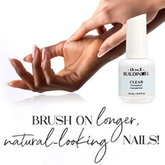 IBD building gel clear integrated brush applicator for precise, cleaner application