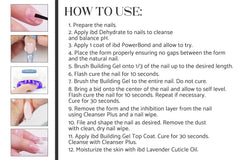 IBD building gel in salon setting illustrating professional finish and salon-ready durability