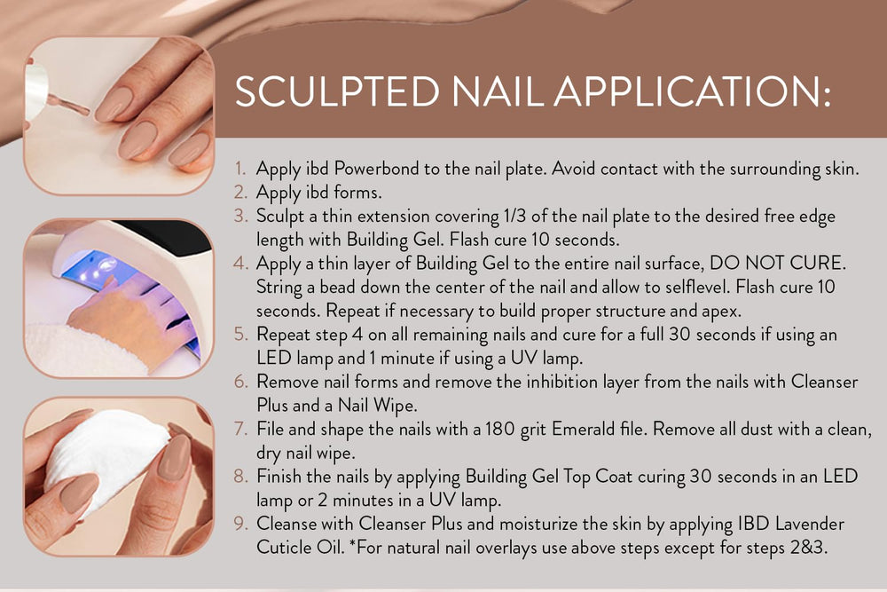 IBD product in salon setting showing professional finish and salon-ready results