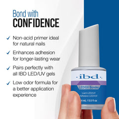 IBD primer curing under LED lamp demonstrating fast 30-second cure benefit
