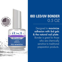 IBD texture closeup displaying the bonder's clear, low-odor consistency