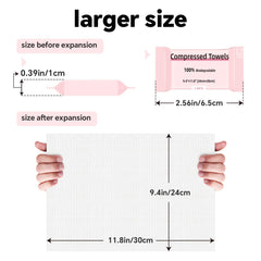 ICOTLE coin-sized compressed tablet close-up highlighting easy portability