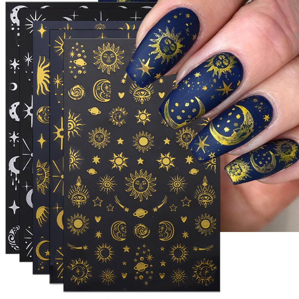 IDDFEVE front packaging showing gold sun and silver moon stickers for convenient storage and selection