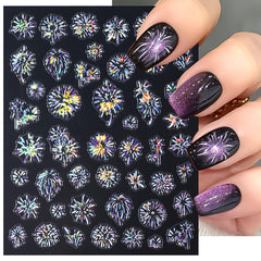 IDDFEVE close-up of starry-sky texture highlighting glitter detail and smooth glossy finish