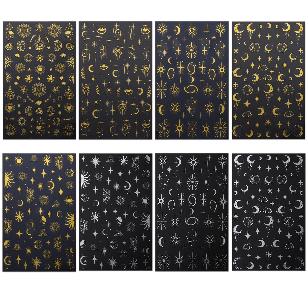 IDDFEVE styled hand holding accessory showing celestial nail art as a wearable fashion accent