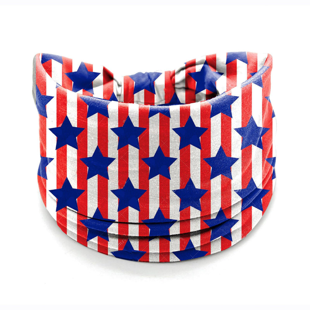 IDDFEVE detailed stars and stripes print offering bold festive appeal benefit